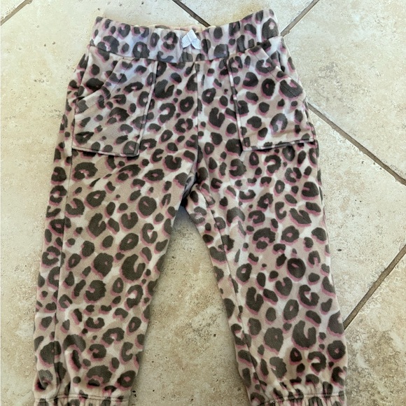 Cat & Jack Leopard Print Kids Matching Set - Pink and Brown - Picture 4 of 5